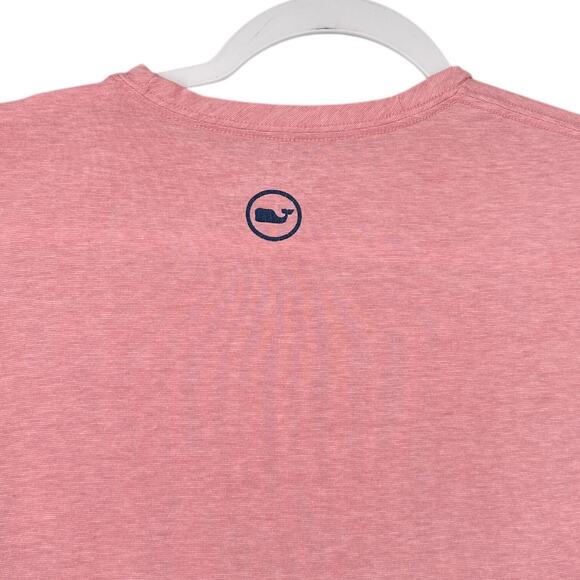 Vineyard Vines Edgartown Pink Crew Neck Logo Long Sleeve Girls Size Large - Picture 3 of 7